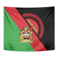 Personalised Malawi Tapestry Coat Of Arms - Flag Style - Wonder Print Shop