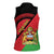 Personalised Malawi Women Sleeveless Polo Shirt Coat Of Arms - Flag Style - Wonder Print Shop