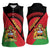 Personalised Malawi Women Sleeveless Polo Shirt Coat Of Arms - Flag Style - Wonder Print Shop