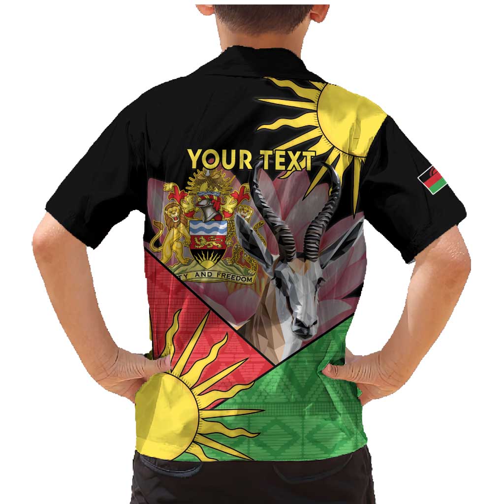 Personalised Malawi Thomsons Gazelle Family Matching Mermaid Dress and Hawaiian Shirt Lotus - African Pattern - Wonder Print Shop