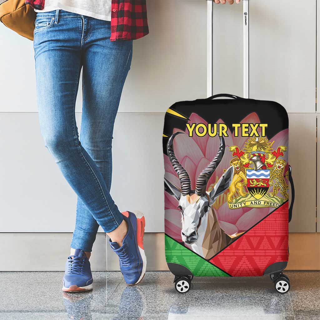Personalised Malawi Thomsons Gazelle Luggage Cover Lotus - African Pattern - Wonder Print Shop