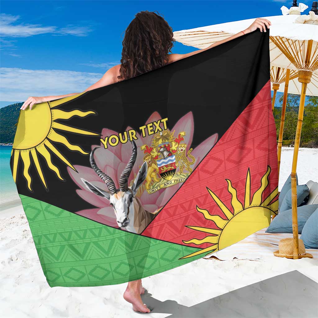 Personalised Malawi Thomsons Gazelle Sarong Lotus - African Pattern - Wonder Print Shop