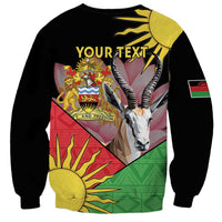 Personalised Malawi Thomsons Gazelle Sweatshirt Lotus - African Pattern - Wonder Print Shop