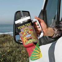 Personalised Malawi Thomsons Gazelle Tumbler With Handle Lotus - African Pattern - Wonder Print Shop