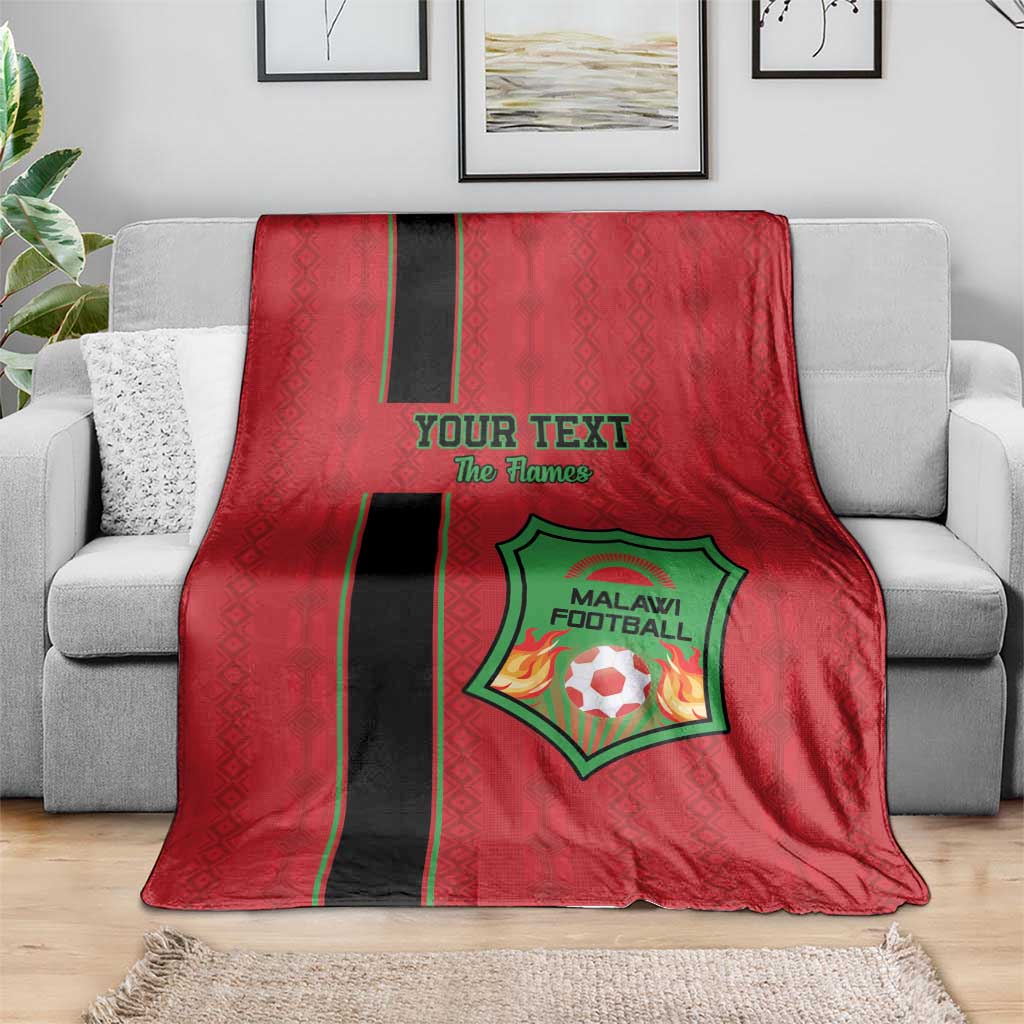 Custom Malawi Football Blanket Go Flames