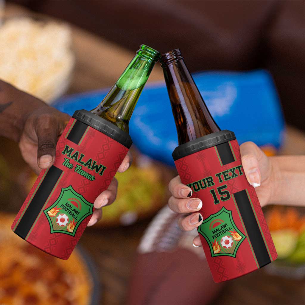 Custom Malawi Football 4 in 1 Can Cooler Tumbler Go Flames - Wonder Print Shop