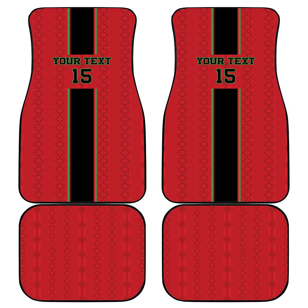 Custom Malawi Football Car Mats Go Flames - Wonder Print Shop