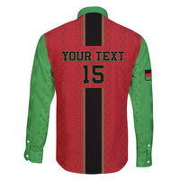 Custom Malawi Football Family Matching Long Sleeve Bodycon Dress and Hawaiian Shirt Go Flames - Wonder Print Shop