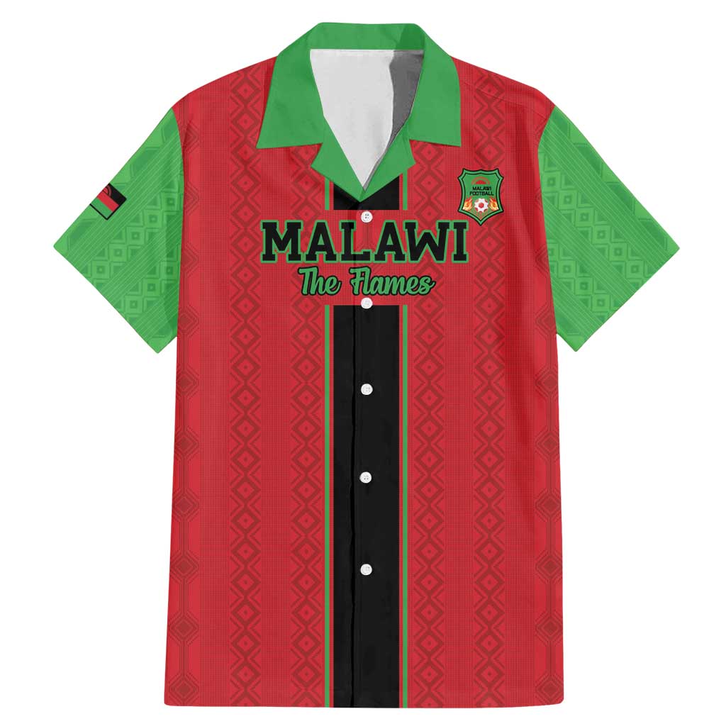 Custom Malawi Football Family Matching Mermaid Dress and Hawaiian Shirt Go Flames - Wonder Print Shop