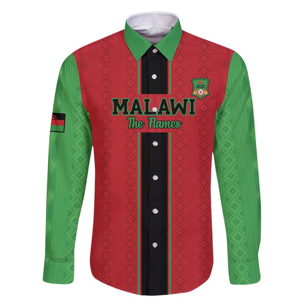 Custom Malawi Football Family Matching Mermaid Dress and Hawaiian Shirt Go Flames - Wonder Print Shop