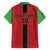 Custom Malawi Football Family Matching Off The Shoulder Long Sleeve Dress and Hawaiian Shirt Go Flames