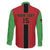 Custom Malawi Football Family Matching Off The Shoulder Long Sleeve Dress and Hawaiian Shirt Go Flames