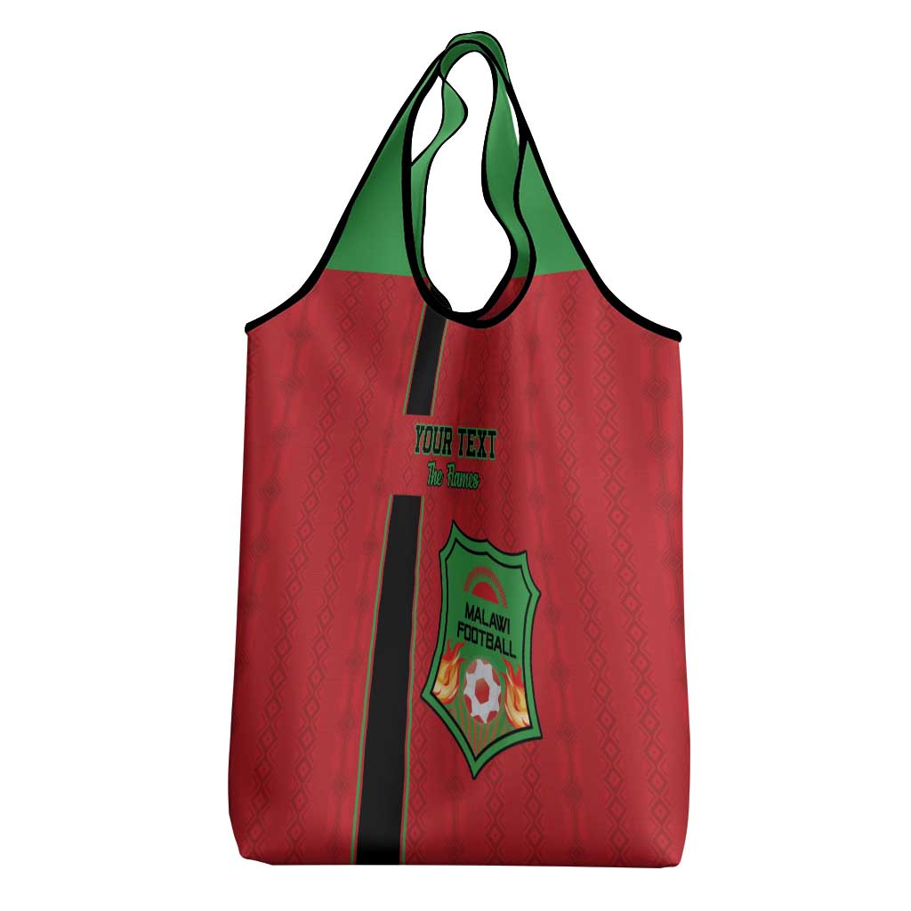 Custom Malawi Football Grocery Bag Go Flames