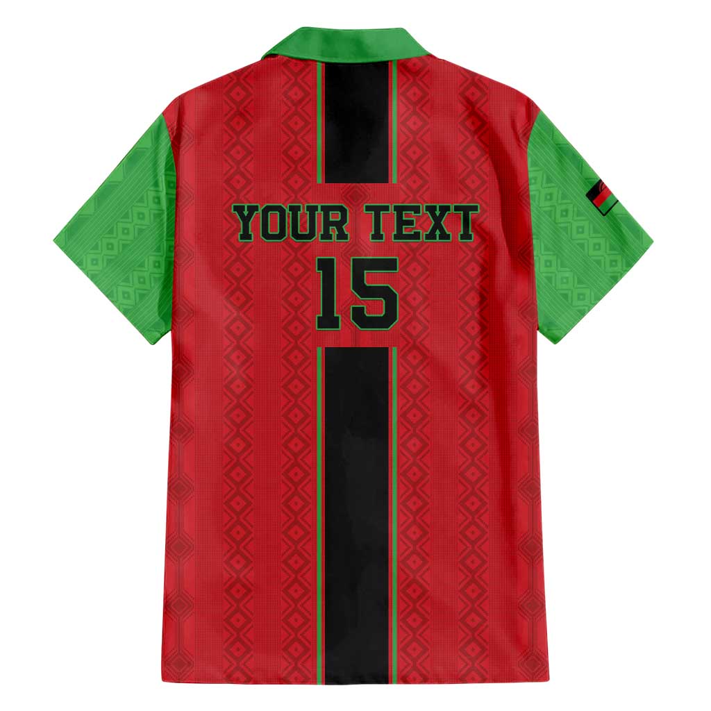 Custom Malawi Football Hawaiian Shirt Go Flames - Wonder Print Shop
