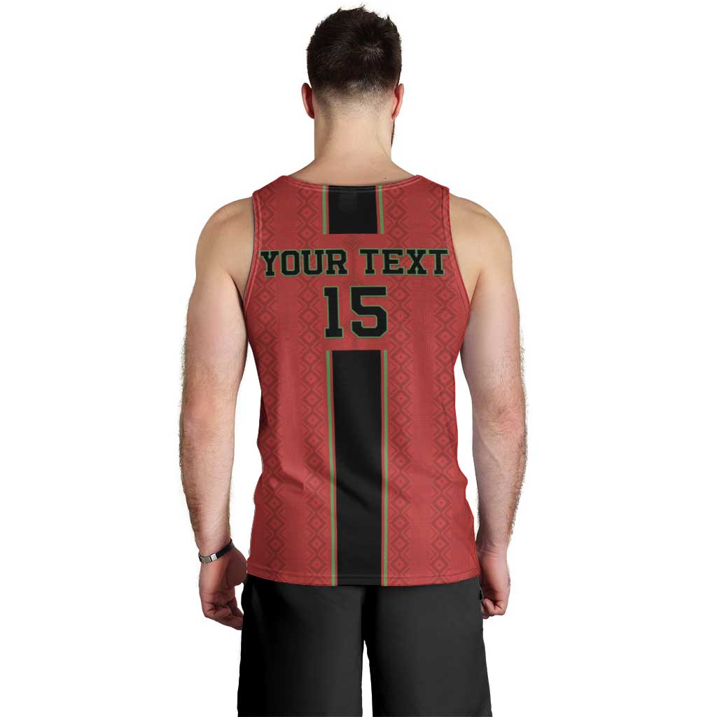 Custom Malawi Football Men Tank Top Go Flames - Wonder Print Shop