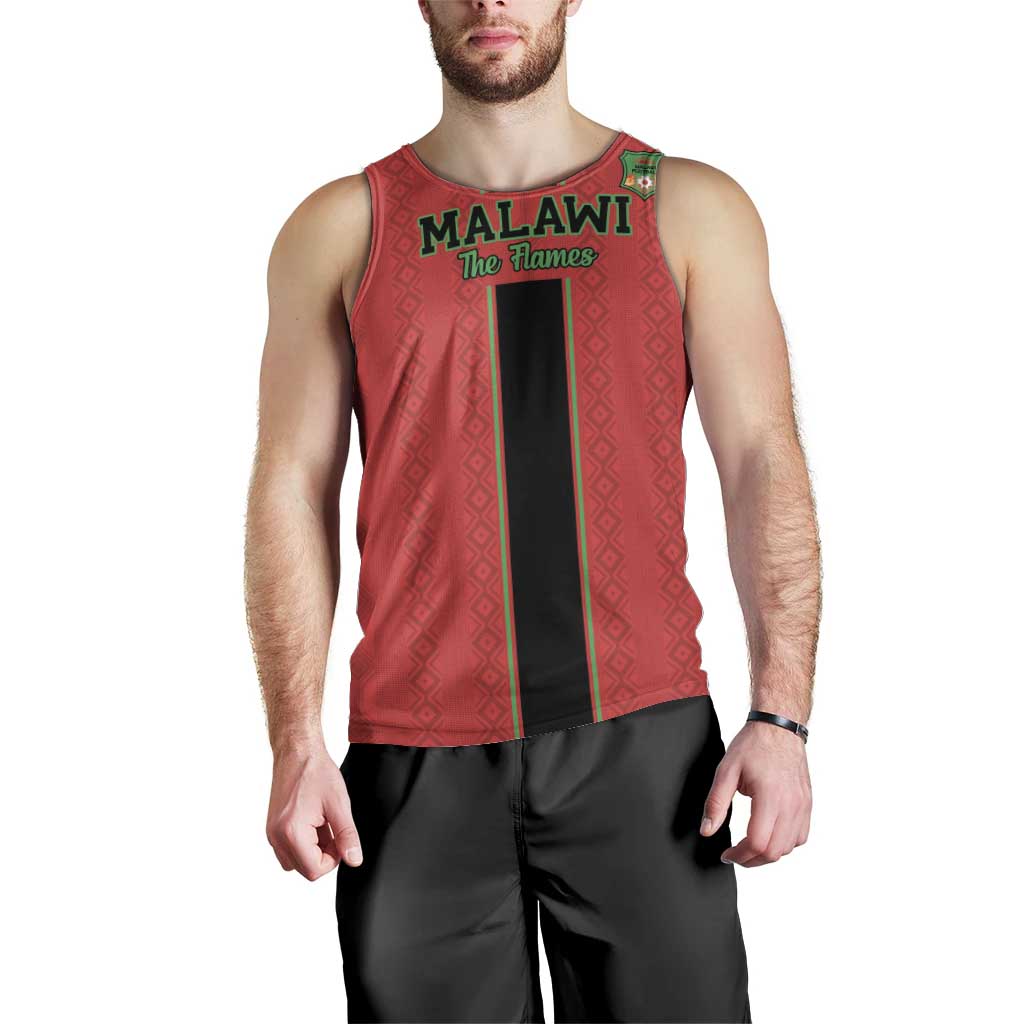 Custom Malawi Football Men Tank Top Go Flames - Wonder Print Shop