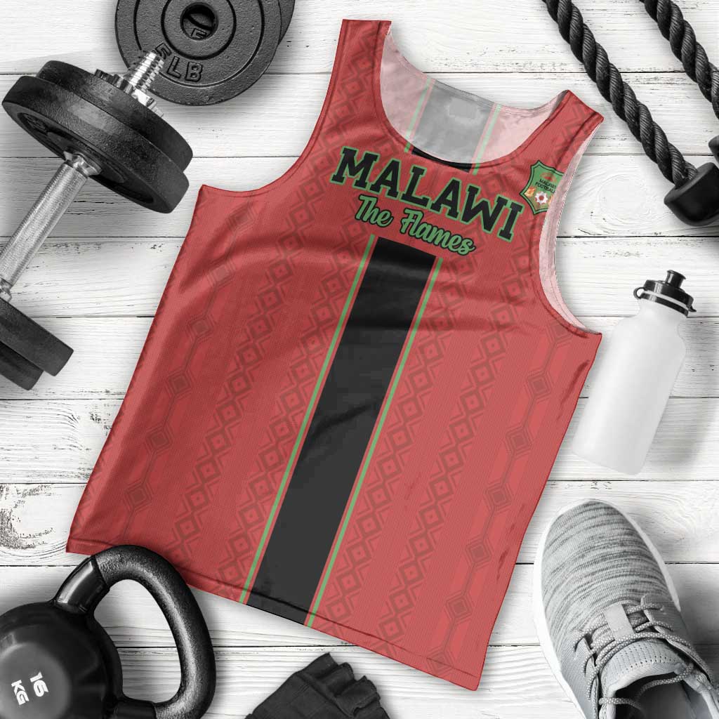 Custom Malawi Football Men Tank Top Go Flames - Wonder Print Shop