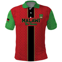Custom Malawi Football Polo Shirt Go Flames - Wonder Print Shop