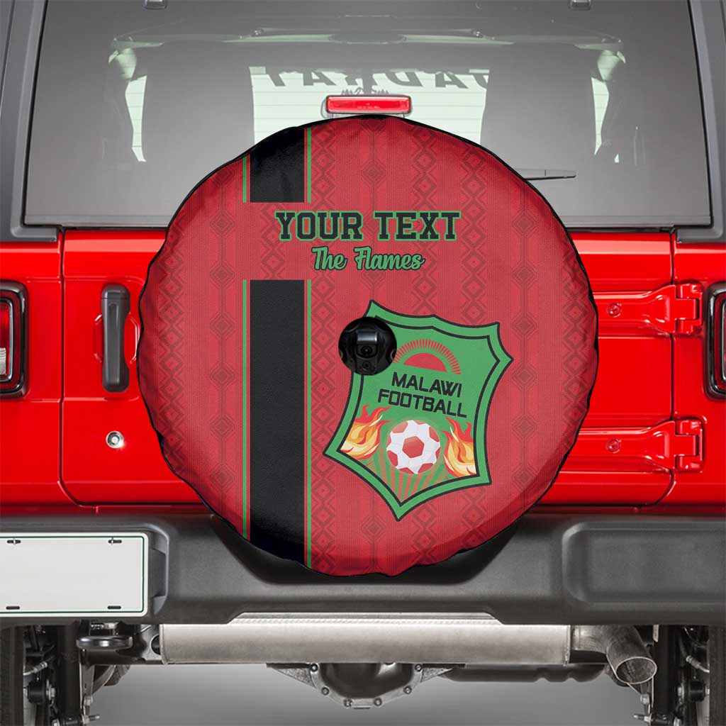 Custom Malawi Football Spare Tire Cover Go Flames - Wonder Print Shop