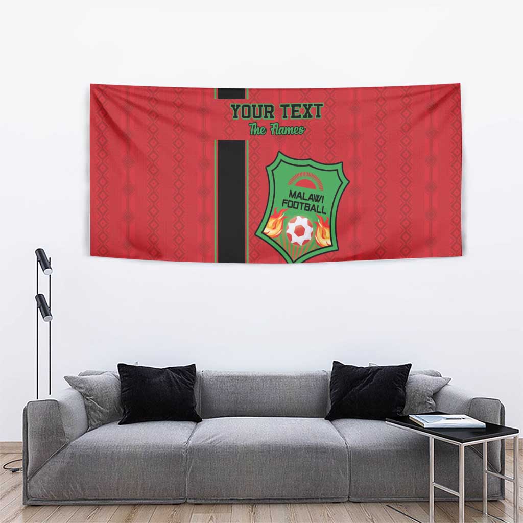 Custom Malawi Football Tapestry Go Flames - Wonder Print Shop