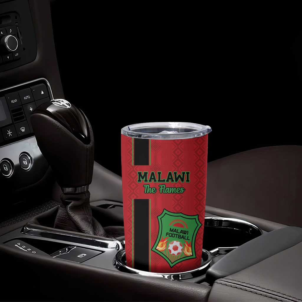 Custom Malawi Football Tumbler Cup Go Flames - Wonder Print Shop