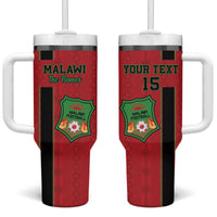 Custom Malawi Football Tumbler With Handle Go Flames - Wonder Print Shop