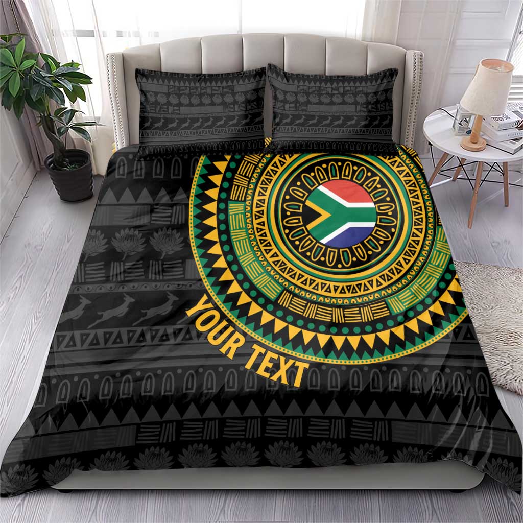 Personalised South Africa Bedding Set African Tribal Pattern