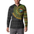 Personalised South Africa Button Sweatshirt African Tribal Pattern