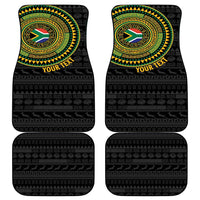 Personalised South Africa Car Mats African Tribal Pattern