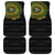 Personalised South Africa Car Mats African Tribal Pattern