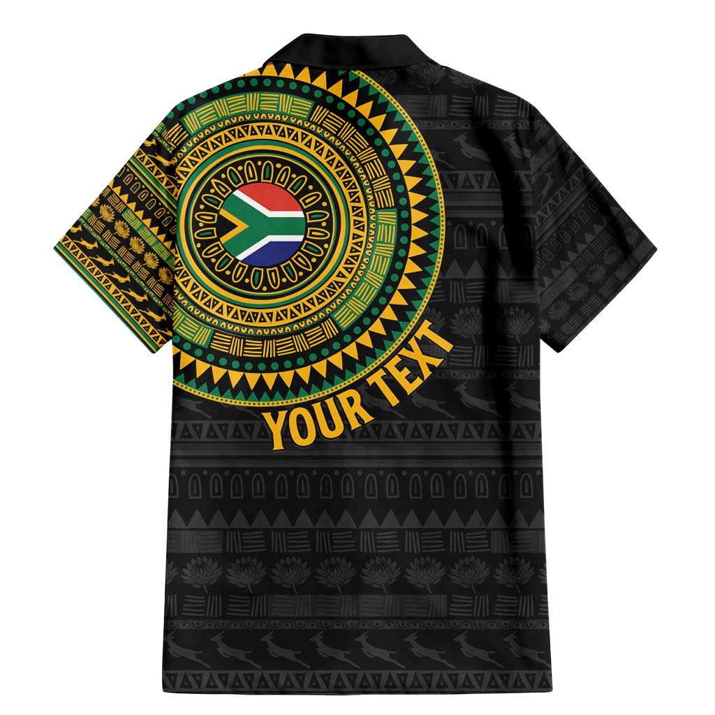 Personalised South Africa Family Matching Mermaid Dress and Hawaiian Shirt African Tribal Pattern