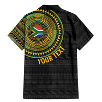 Personalised South Africa Family Matching Mermaid Dress and Hawaiian Shirt African Tribal Pattern