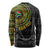 Personalised South Africa Long Sleeve Shirt African Tribal Pattern