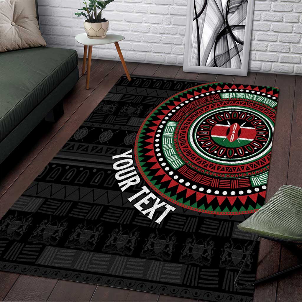 Personalised Kenya Area Rug African Tribal Pattern