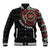 Personalised Kenya Baseball Jacket African Tribal Pattern