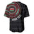 Personalised Kenya Baseball Jersey African Tribal Pattern