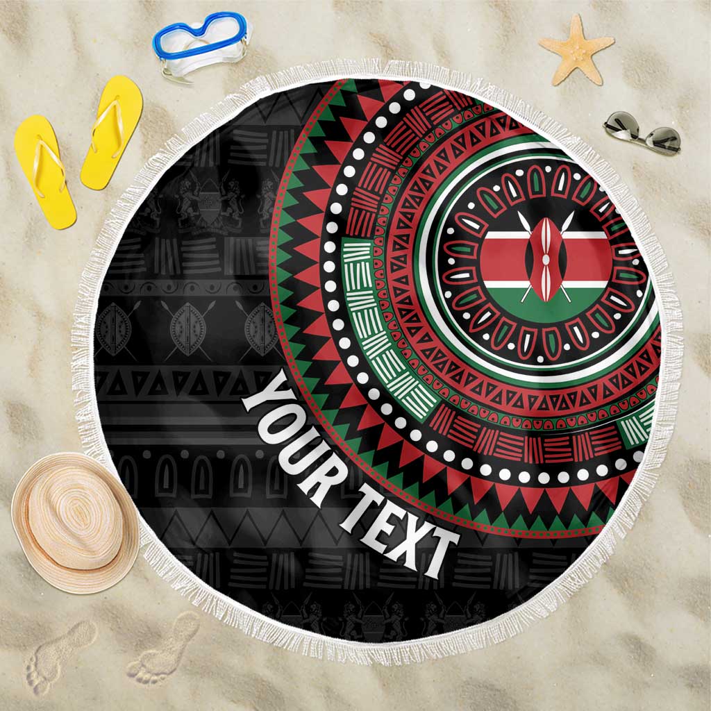 Personalised Kenya Beach Blanket African Tribal Pattern