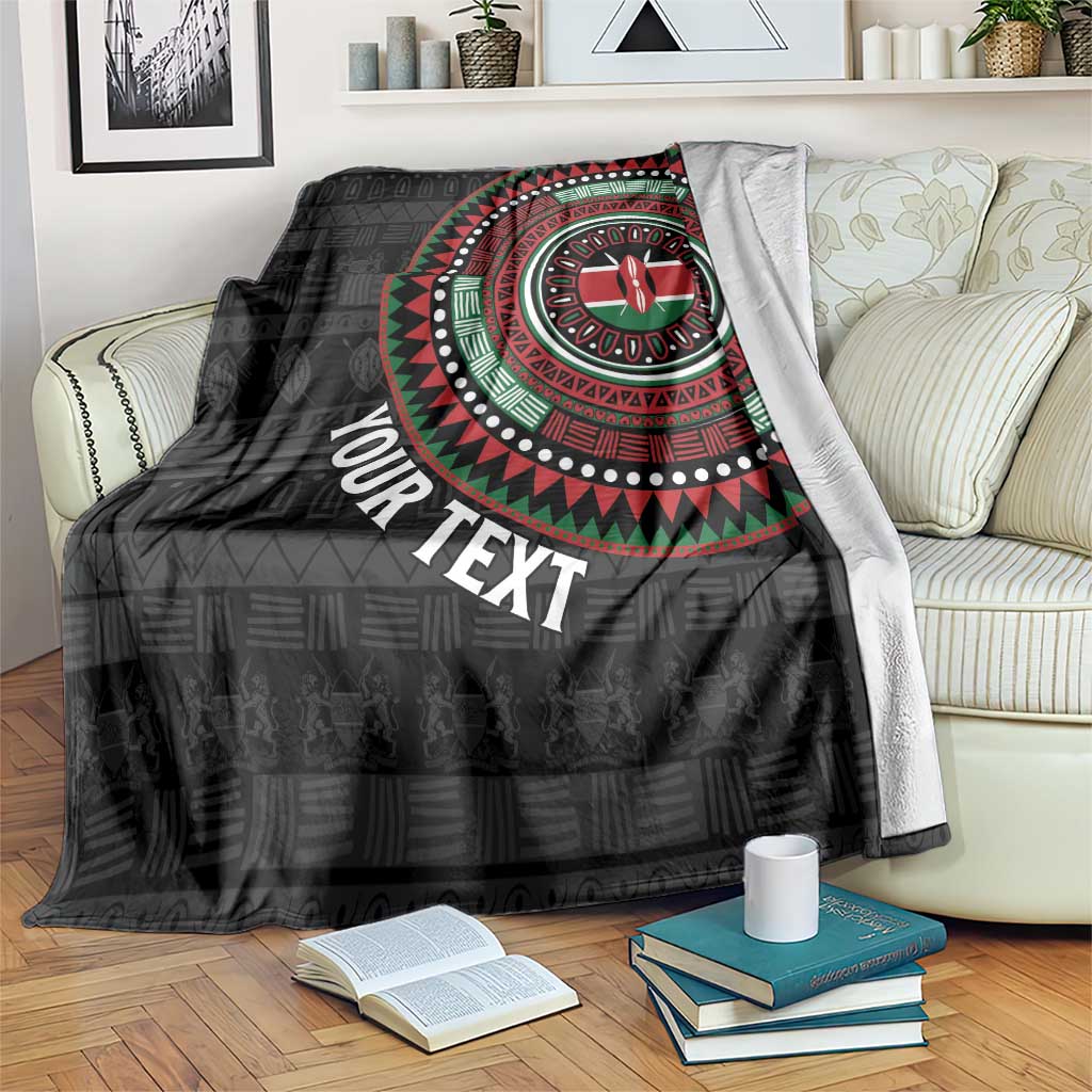 Personalised Kenya Blanket African Tribal Pattern