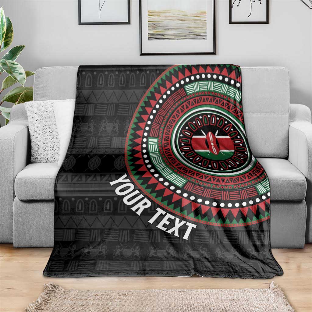Personalised Kenya Blanket African Tribal Pattern