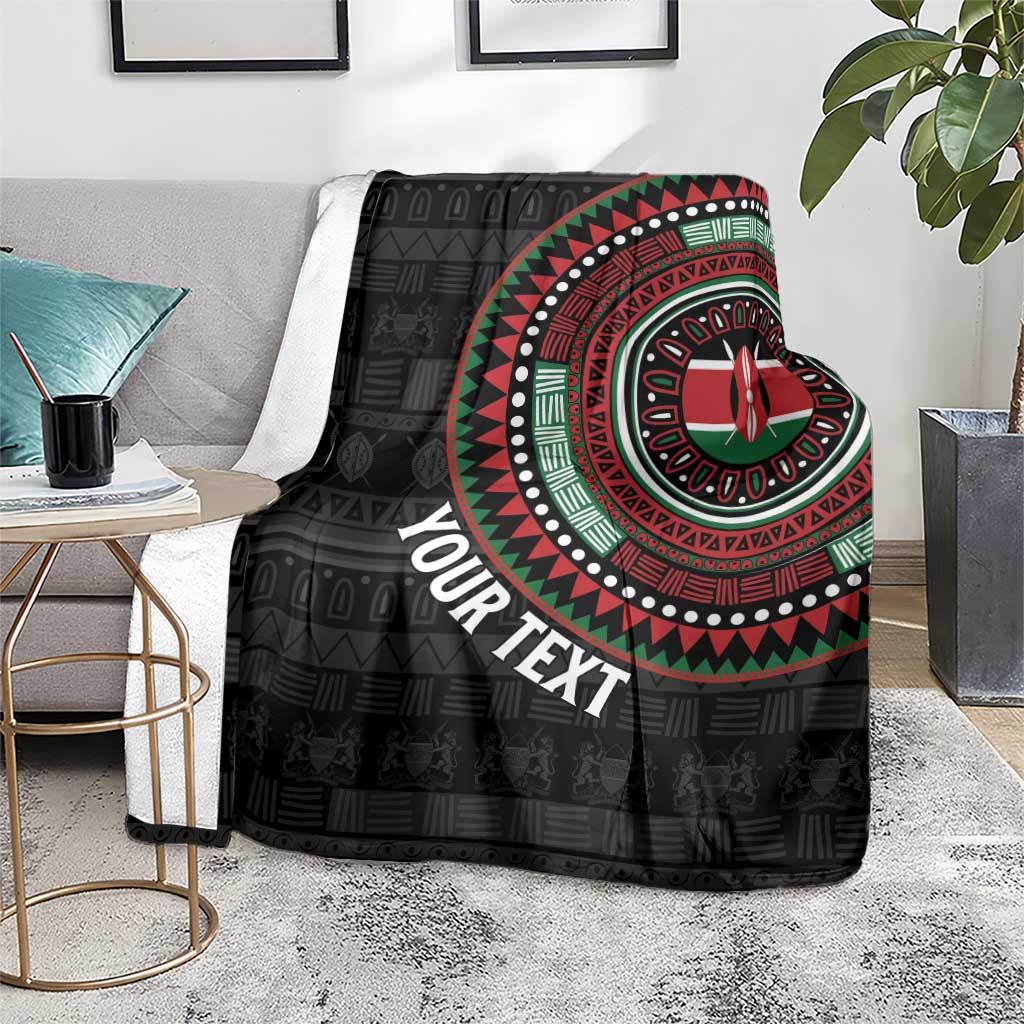 Personalised Kenya Blanket African Tribal Pattern