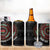 Personalised Kenya 4 in 1 Can Cooler Tumbler African Tribal Pattern