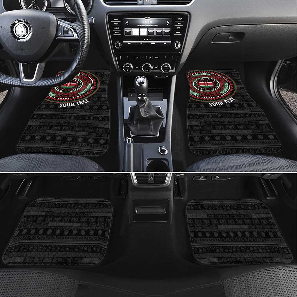 Personalised Kenya Car Mats African Tribal Pattern