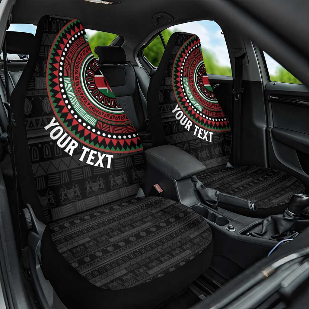 Personalised Kenya Car Seat Cover African Tribal Pattern