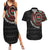 Personalised Kenya Couples Matching Summer Maxi Dress and Hawaiian Shirt African Tribal Pattern