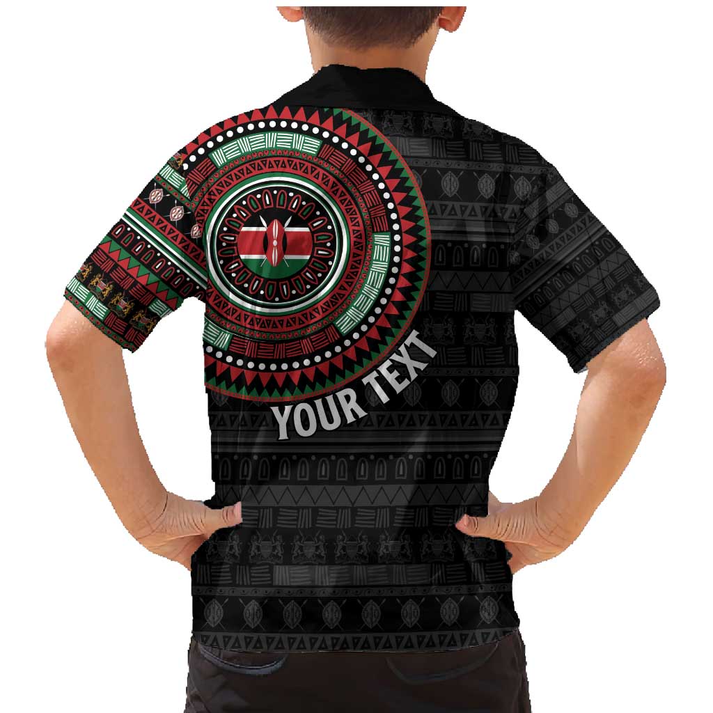 Personalised Kenya Family Matching Mermaid Dress and Hawaiian Shirt African Tribal Pattern