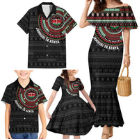 Personalised Kenya Family Matching Mermaid Dress and Hawaiian Shirt African Tribal Pattern