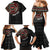 Personalised Kenya Family Matching Mermaid Dress and Hawaiian Shirt African Tribal Pattern
