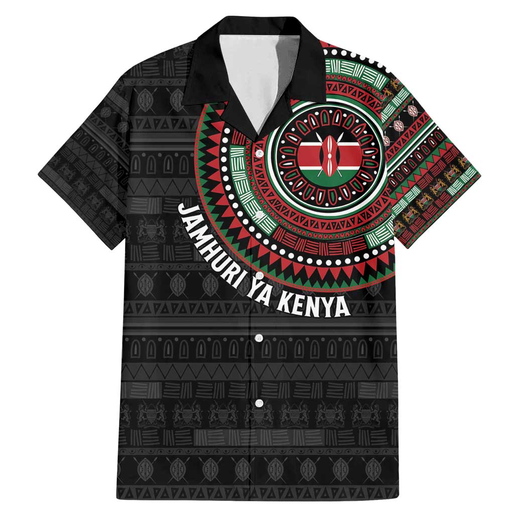 Personalised Kenya Family Matching Mermaid Dress and Hawaiian Shirt African Tribal Pattern