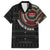 Personalised Kenya Family Matching Off The Shoulder Long Sleeve Dress and Hawaiian Shirt African Tribal Pattern
