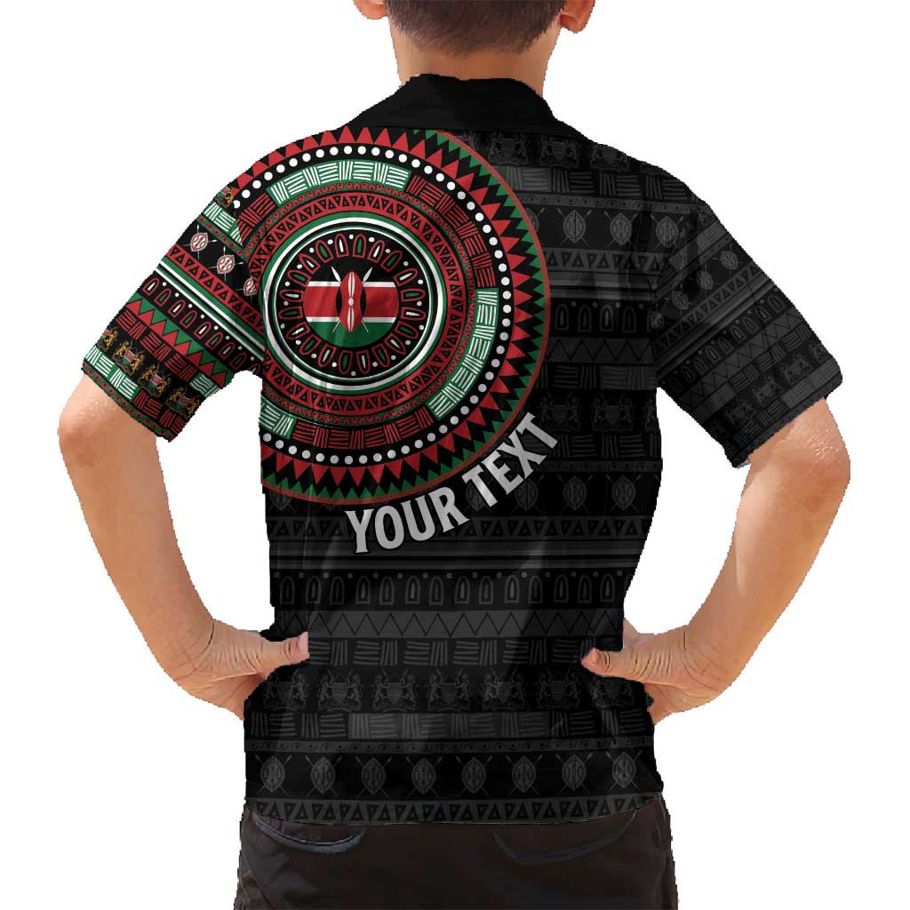 Personalised Kenya Family Matching Puletasi and Hawaiian Shirt African Tribal Pattern